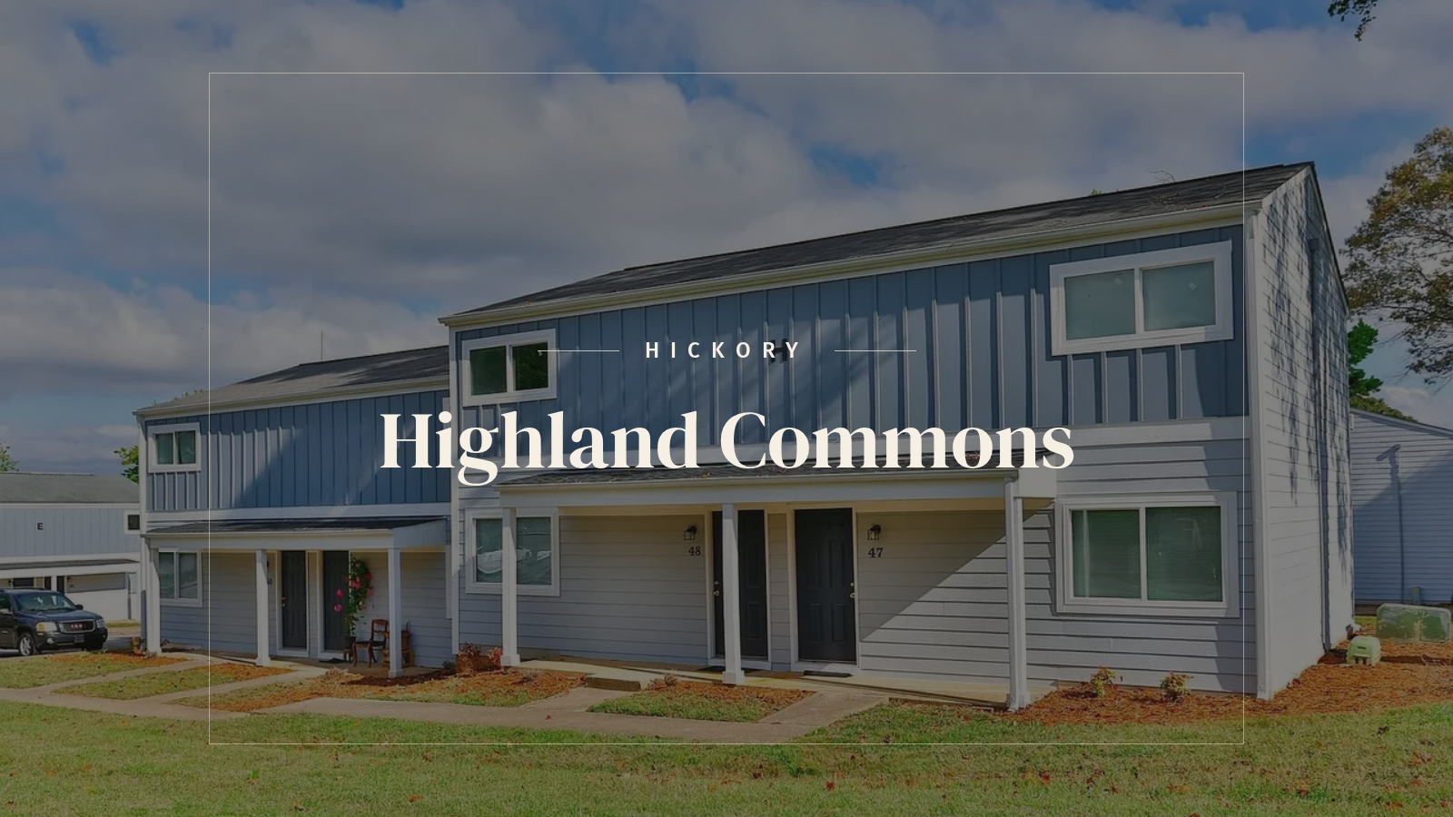 Pet friendly apartments in Hickory, NC — Highland Commons